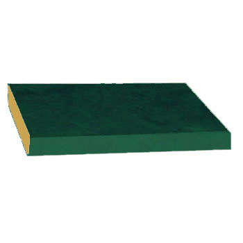 Mosaic House Moroccan tile Bejmat 2x6  (sixGL) 24 Sea Green  solid zellige, mosaic, zellij, loose, size, glaze, bricks, simple 